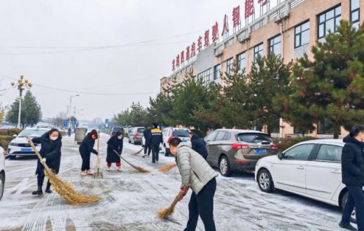 以雪為令 “聞”雪而動 —— 寶雞四通駕駛?cè)酥悄芸荚囉邢薰窘M織全體員工開展除雪鏟冰行動